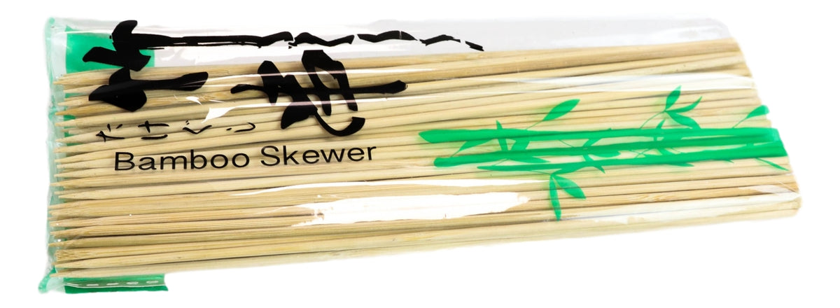 8"L Bamboo Skewers Sticks For BBQ Appetizer Fruits Cocktails Kabobs Pack Of 200