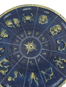 Blue Astrological Horoscopes Zodiac Constellations Sun Decorative Incense Holder