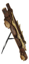 Rustic Buckhorn Deer Antlers On Logs Picture Frame With Easel Back 5"X7" Photo