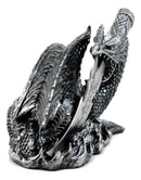 Mythical Flame Fury Of The Bahamut Dragon Letter Opener Dagger With Base Statue