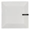 Ebros Pack Of 4 Kitchen And Dining Modern Contemporary Design Porcelain Square Appetizer Plates 8.25"Wide Restaurant Supply Grade Dishwasher And Microwave Safe Perfect For Salad Dessert Hors d'oeuvre