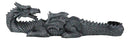 Gothic Mythical Guardian Dragon Gargoyle Incense Stick And Taper Candle Holder