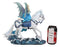 Ebros Ocean Rider Large Water Elemental Euphoria Fairy On White Horse Statue 11.75" Long by Nene Thomas Decorative Mythical Fantasy Figurine FAE Garden Fairies Nymphs Pixies Collectible Sculpture