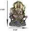Bodhisattva Buddha Kuan Yin Seated on Lotus In Meditation Sculpture Statue