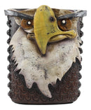 American Bald Eagle Cell Phone Pen Toothbrush Make Up Brush Holder Figurine