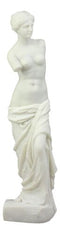 Large Classical Greek Goddess Venus De Milo Figurine 17.5"H Louvre Museum Decor