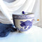 Blue White Koi Fish Ramen Bowl With Tempura Divider Condiment Lid Chopsticks Set