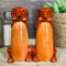Hot Dog Wieners Dachshund Dogs In Ketchup Mustard Buns Salt Pepper Shakers Set