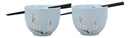 Ebros Ceramic Japanese Sakura Ramen Udong Noodles Bowls and Chopsticks Set of 2