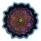 New Age Chakra Buddhist Mandala 8 Spokes Wheel Flower Incense Burner Figurine
