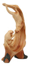 Ebros Pacific Ocean Playful Sea Otters Statue 9" Tall Faux Wood Resin Marine Weasel Sea Otter Family Scene Figurine Coastal Decorative Gifts