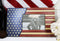 Patriotic USA Star Spangled Banner American Flag 5"X7" Picture Photo Frame