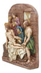 Ebros Christian Catholic Stations of The Cross Statue Way of The Sorrows Via Crucis Jesus Christ Path to Calvary Crucifixion Decor Figurine (Station 14 Jesus is Laid in a Tomb)