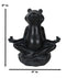 Ebros Feng Shui Vastu Buddha Zen Yoga Frog Meditating Statue Decor Talisman Figurine