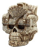 Ebros Aztec Empire Emperor Montezuma Skull Statue Tenochtitlan King Moctezuma