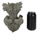 Ebros Whimsical L.O.L Soul Garden Laughing Out Loud Dragon Statue 7.75" Tall Faux Stone Resin Finish Hilarious LOL Fantasy Animated Dragons Welcome Guest Greeter Decor Figurine