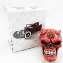 Red Horned Devil Demonic Skull Automobile Car Shift Knob Accessory Cool