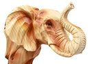 Ebros Safari Savanna Noble Majestic African Elephant With Calf Family 9.25"H