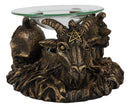 Pagan Occult Baphomet Sabbatic Goat Skull Demon Candle Oil Tart Scent Burner