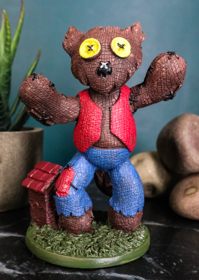 Ebros Pinheadz Monster with Voodoo Stitches Figurine 4.25"H (Big Bad Wolf)