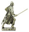 Medieval Holy Roman Empire Crusader Knight In Battle Statue Suit Of Armor Decor