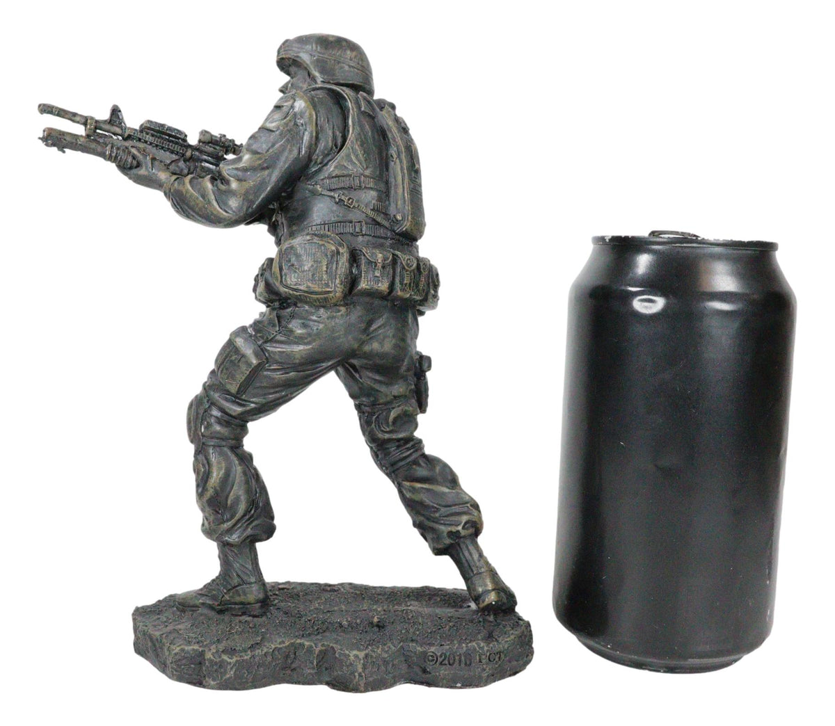 Ebros Military Solider In Battle Figurine 7.25 Inch Tall - Ebros Gift