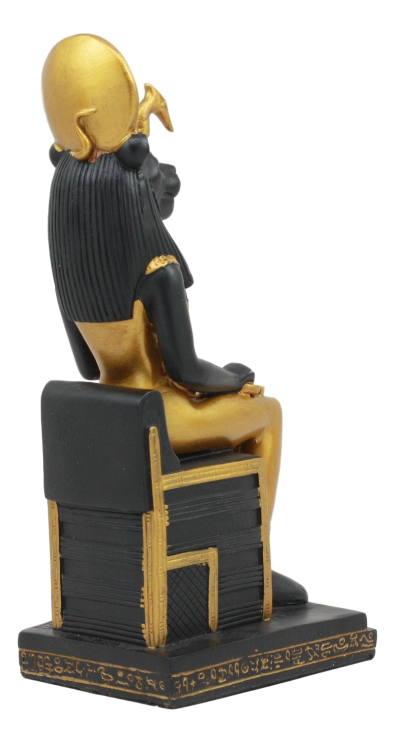 Ebros Classical Egyptian Gods and Goddesses Seated On Throne Statue Gods of Egypt Ruler of Mankind Decorative Figurine … (Sekhmet Gof of War)