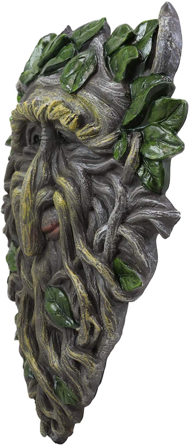 Ebros Celtic Somerset Summer Vines Greenman Hanging Wall Decor Plaque 10.5" High