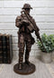 Large Modern Military Marine Sniper Soldier Statue 13"Tall Marksman Task Force