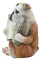 Ebros Big Bully English Bulldog Decorative Salt And Pepper Shakers Holder Set