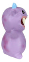 Underbedz Blue Horned Toothed Purple Polkadot GuGu Monster Small Figurine