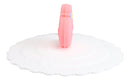 Pack Of 4 Pink Rabbit Reusable Silicone Coffee Tea Cup Lids Covers Air Tight
