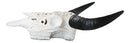 Southwest Great Plains Bison Ox Steer Bull Stencil Tooled Skull Wall Decor 19"H