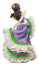 Ebros Dia De Los Muertos Day Of The Dead Sugar Skulls Pretty Purple Gown Dancer Statue