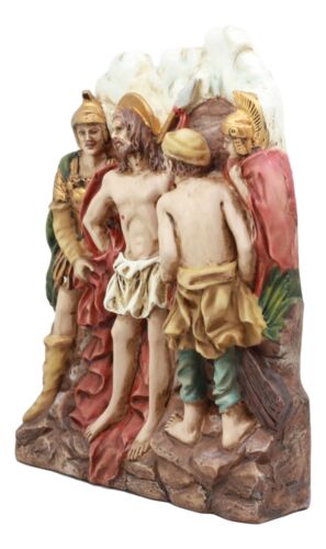 Ebros Stations Of The Cross Statue Wall Decor 10th Station Jesus Was Stripped