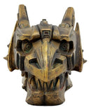 Ebros Steampunk Cyborg Dragon Head Jewelry Box Figurine 9.5"L Cyber Robot Draco Statue