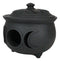 Wicca Triple Moon Goddess Cutout Cauldron Pot For Trinkets Crystals Holder