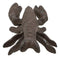 Ebros Cast Iron Nautical Cajun Creole Crawfish Baby Lobster Decorative Figurine Accent in Rustic Bronze Vintage Finish 3.75" Tall Coastal Southwestern Hanger Decor Crayfish Boil (1) - Ebros Gift