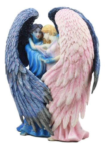 Sheila Wolk Art Day Surrendering Unto Night Celestial Angels Statue 9.5"H
