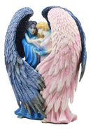 Sheila Wolk Art Day Surrendering Unto Night Celestial Angels Statue 9.5"H