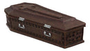 Vampire Dracula Coffin Jewelry Box Rest In Peace Casket Trinket Box Figurine 8"L