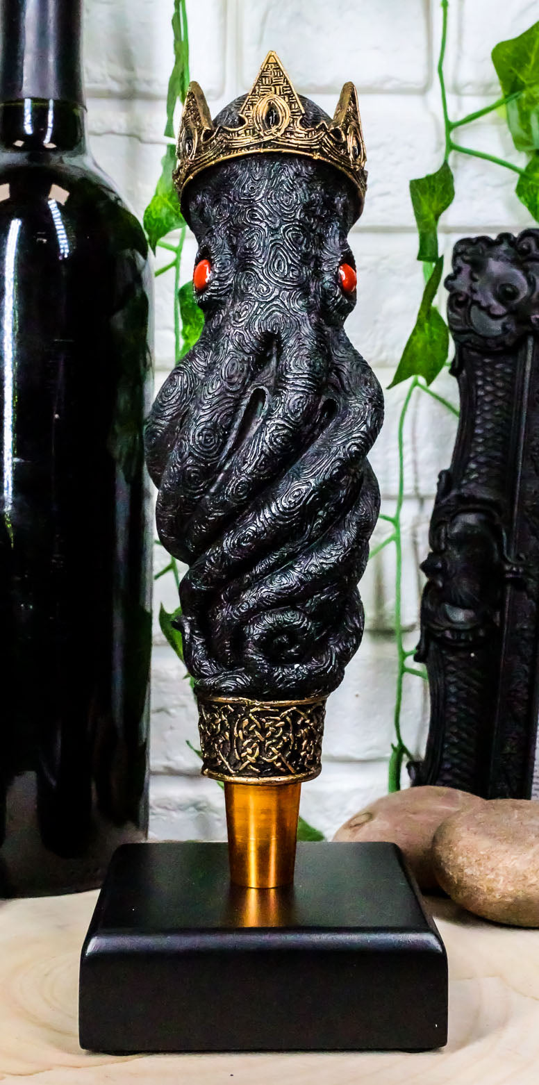 Ebros Fantasy Myth Octopus King Davy Jones Novelty Beer Tap Handle Figurine With Base