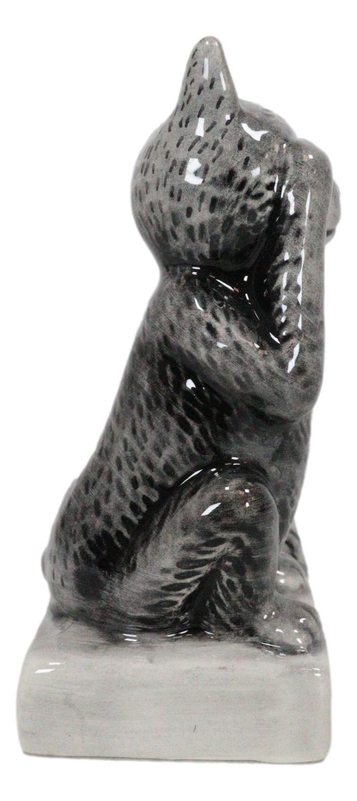 See Hear Speak No Evil Cats Trio Toothpick Holder Salt And Pepper Shakers Set - Ebros Gift