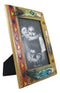 Rustic Southwestern Boho Aztec Vectors And Indian Feathers Picture Frame 5"X7"