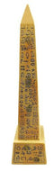 Ebros Egyptian Temple of Ra Sand Desert Obelisk With Hieroglyphs Statue 8" Tall