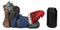 Whimsical Holiday Tipsy Drunk Garden Gnome Sleeping Near Squirrel Wine Holder