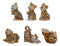 Ebros Jungle Playful Bengal Orange Tiger Cubs Mini Figurines Forest  Tigers