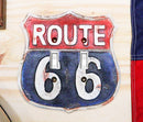 Set of 2 Western US Highway Route 66 Sign Double Toggle Switch Wall Plates