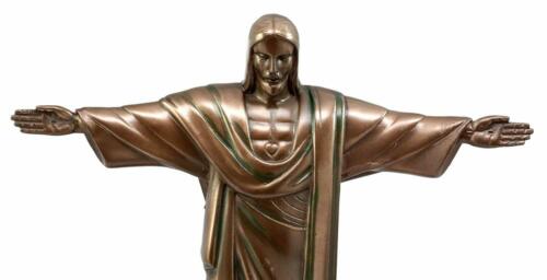 Christ The Redeemer Statue Of Jesus Brazil Corocovado Landmark Figurine 11.5"H