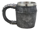 Ebros Medieval Knight Of The Cross Suit of Armor Helm Drinkware Mug Cup 6.5"L